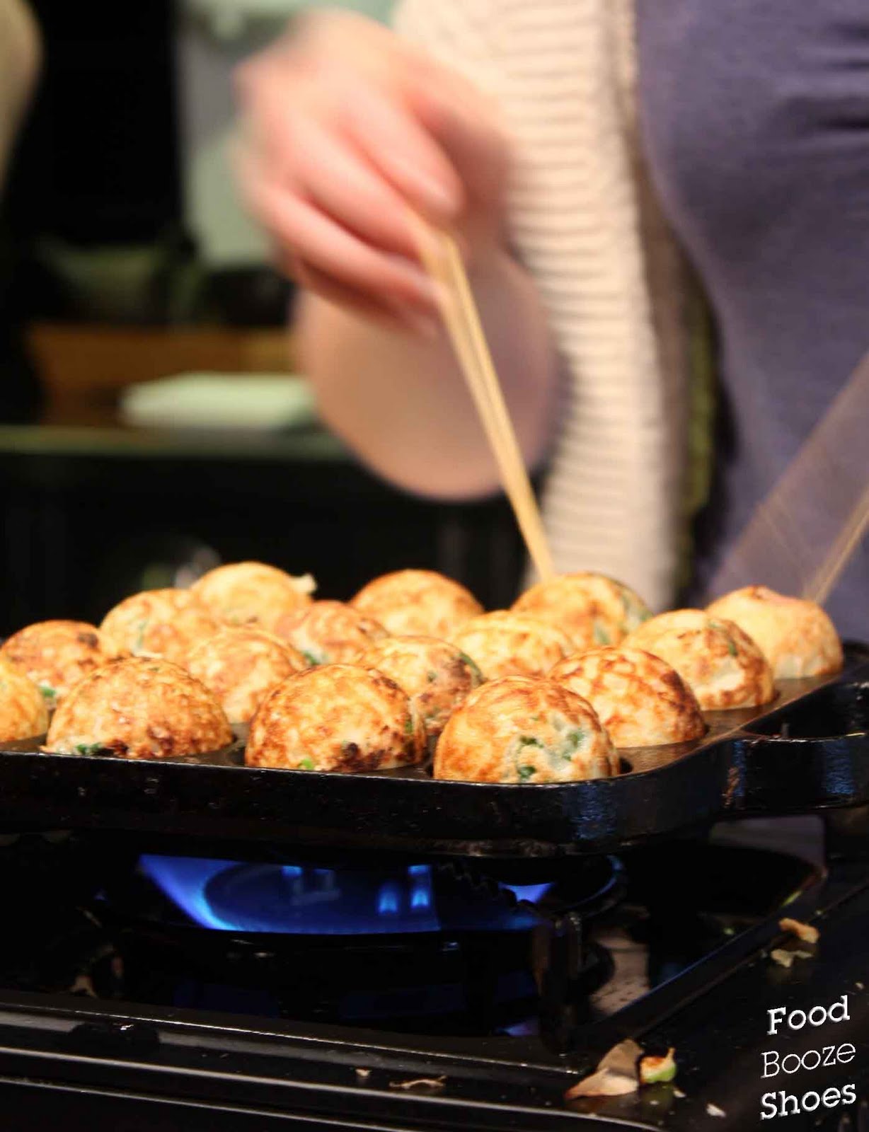Food, booze and shoes Balls, balls, octopus balls Takoyaki class at