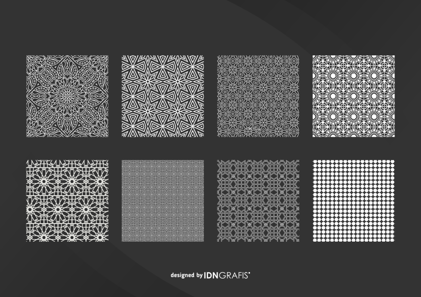 Download Koleksi Floral Pattern Vector Cdr, Ai, dan PDF - IDN GRAFIS