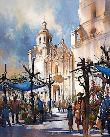 06-Mission-Market-Arizona-US-Thomas-Schaller-Watercolor-Paintings-Indoors-and-Outdoors-www-designstack-co