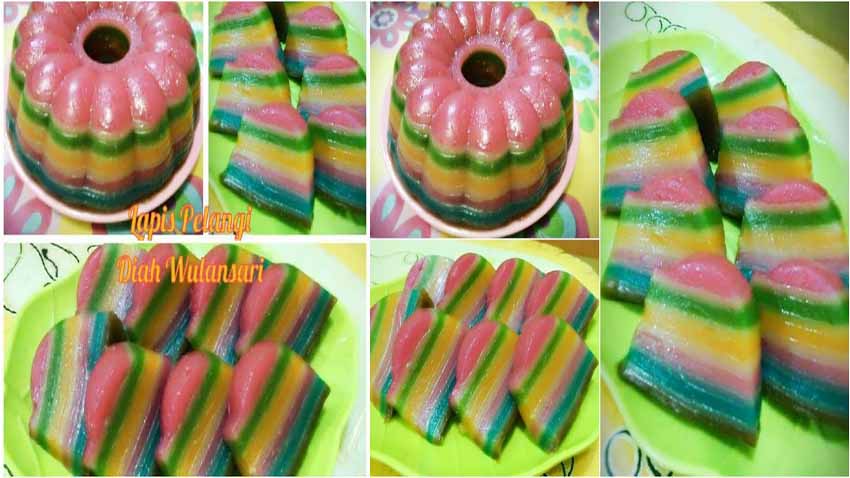 Resep Membuat Kue Lapis Pelangi Resep Membuat Kue Lapis Pelangi