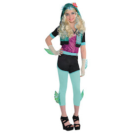 Monster High Party City Lagoona Blue Outfit Child Costume