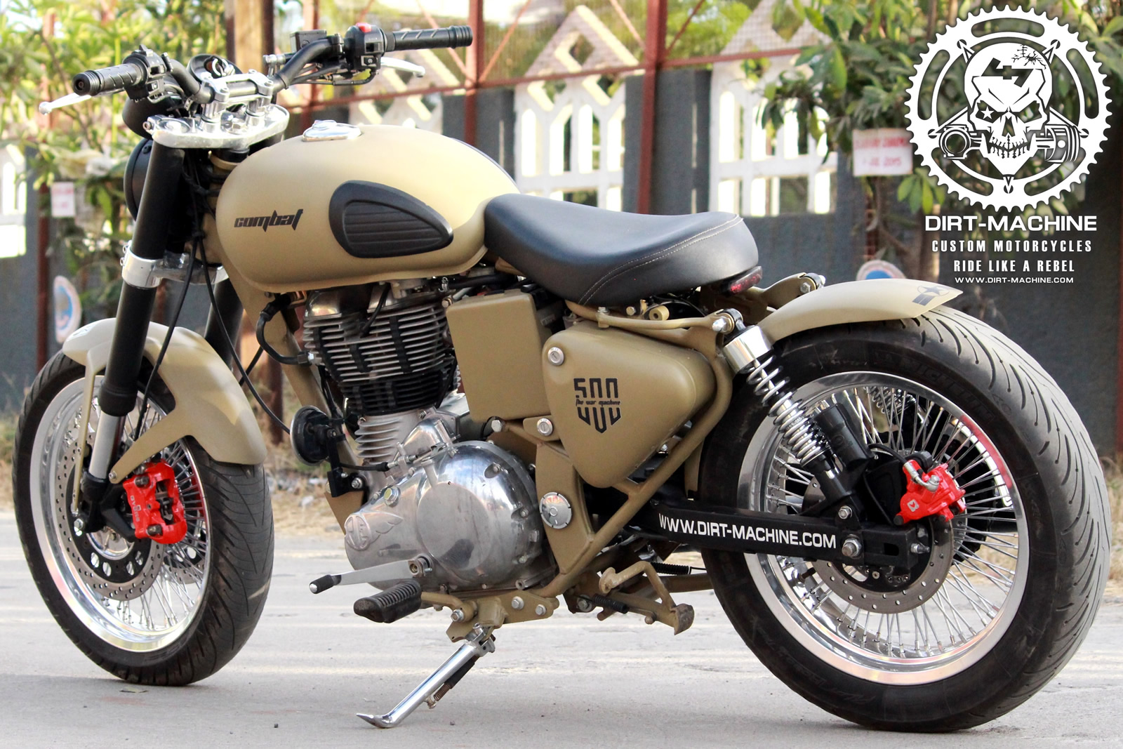 dirt machine custom motorcycles