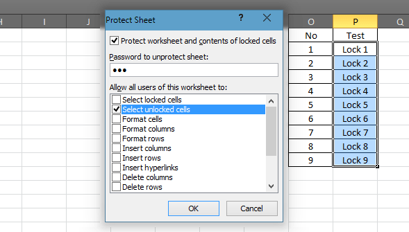 Cara Mengunci atau mempasword pada cell tertentu pada Microsoft Excel (4)