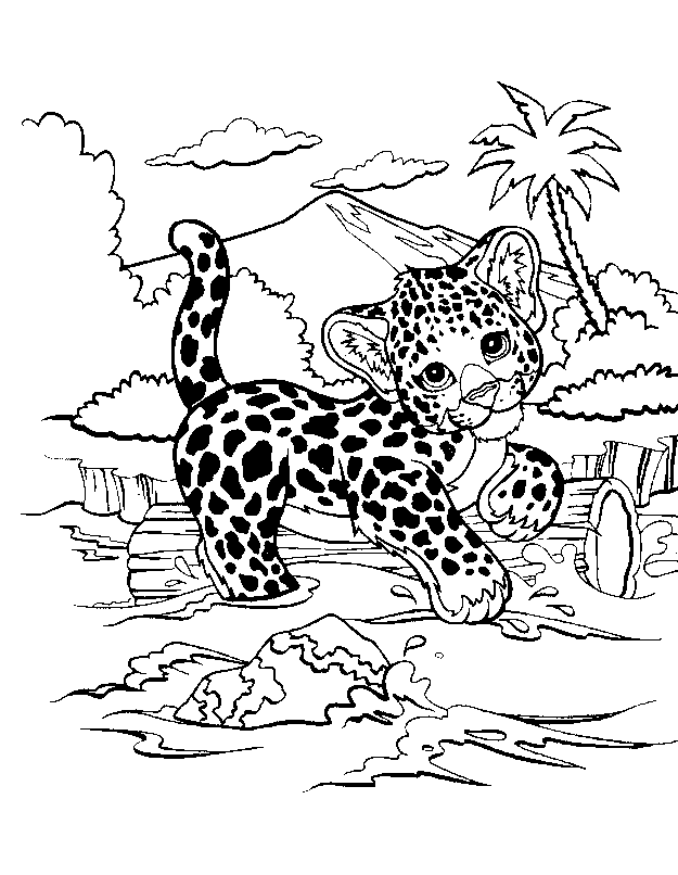 Lisa Frank Coloring Pages Animals FCP Lisa Frank Coloring Pages Animals FCP