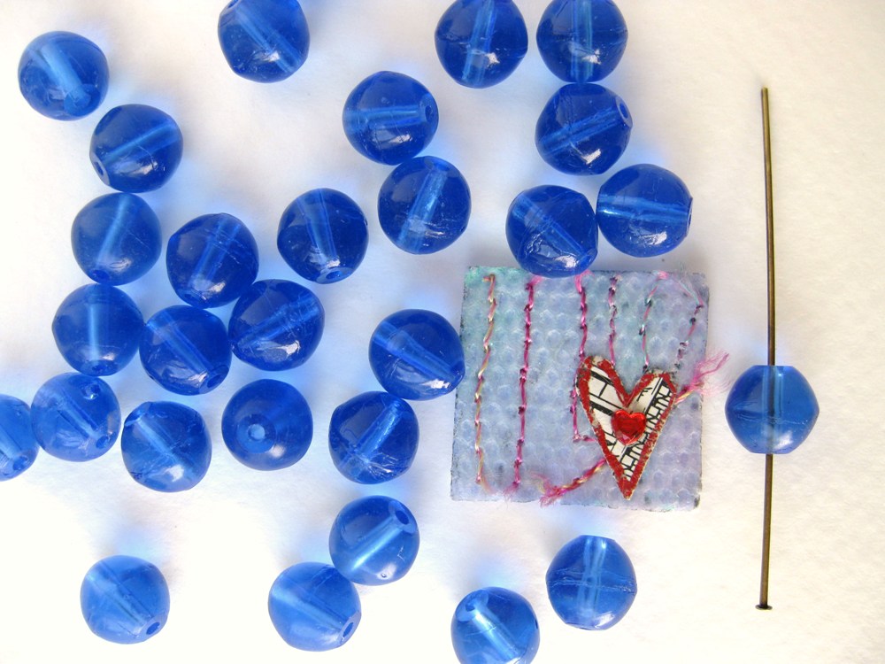 Bumbershoot Designs and Supplies Vintage Glass Beads from Kaufbeuren