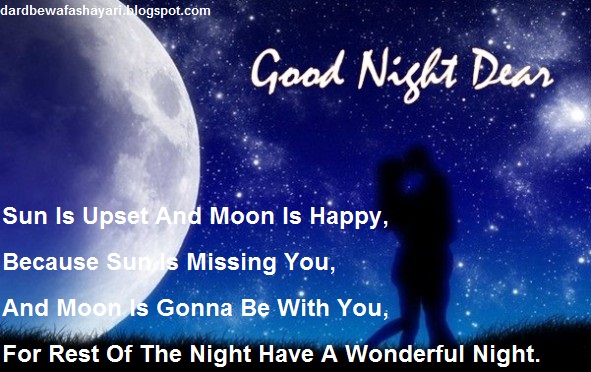 latest good night shayari in hindi dard bewafa shayari