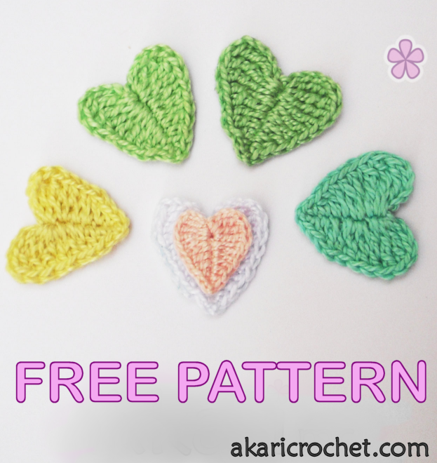 FREE PATTERN: Beautiful crochet hearts _ M01