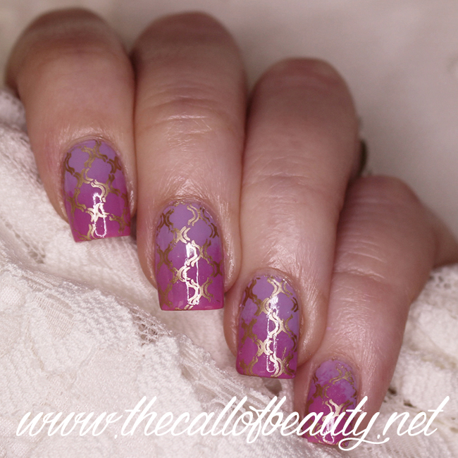 Lilac and Pink Moroccan Manicure