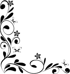 floral corner borders flower frames cool border designs simple clip clipart left easy flowers drawing vector