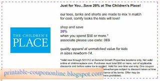 Like The Children's Place coupons? Try these... Top The Children's Place coupon: 60% Off. Find 20 The Children's Place coupons and promo codes for December, at ashamedphilippines.ml