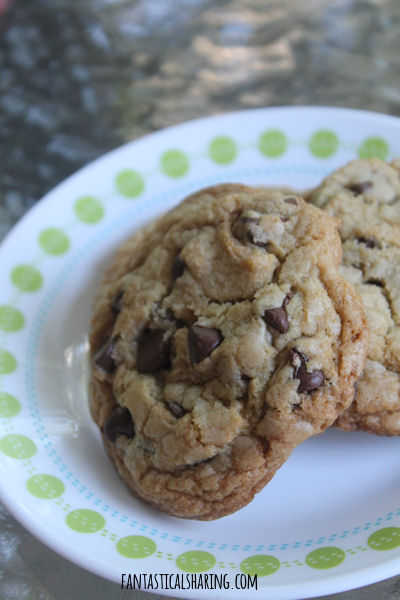 Test Kitchen Chocolate Chip Cookies // If you haven't had a Test Kitchen chocolate chip cookie, you are missing out! They are thick, but chewy and absolutely wonderful. #recipe #chocolate #cookies #dessert