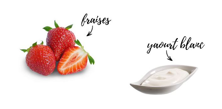 Masques pour cheveux gras ingrédients masque fraise