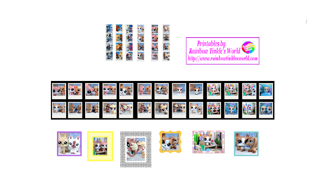 Rainbow Tinkle s World LPS Fans DIY Miniature Printable LPS Frames Rainbow Tinkle s World LPS Fans DIY Miniature Printable LPS Frames