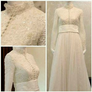 Kumpulan Baju Gamis Muslim Kombinasi Brokat Terbaru Warna Putih Kumpulan Baju Gamis Muslim Kombinasi Brokat Terbaru Warna Putih