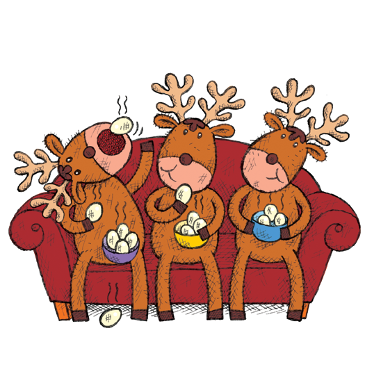 Reindeer Eating Food Reindeer Eating Food