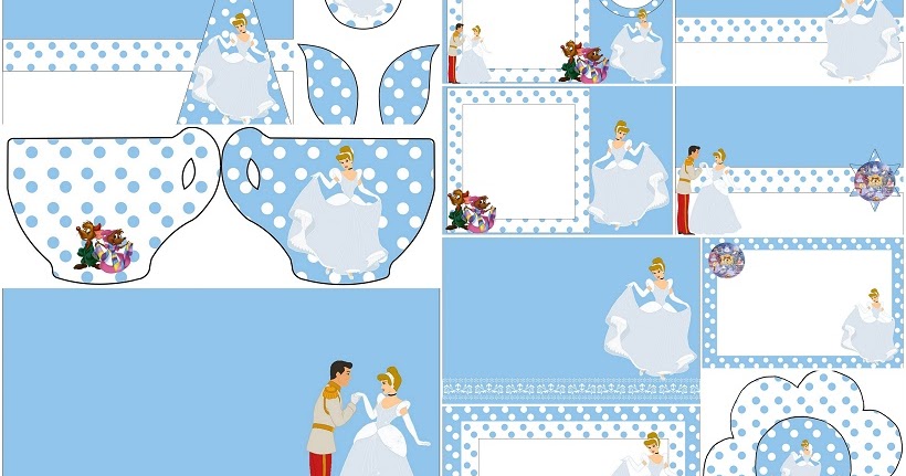 Cinderella Birthday Party: Free Printable Invitations. - Oh My Fiesta ...