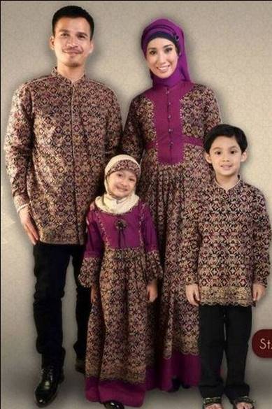 10 Model Baju  Batik Muslim  Anak  Kreasi Terbaik 2019
