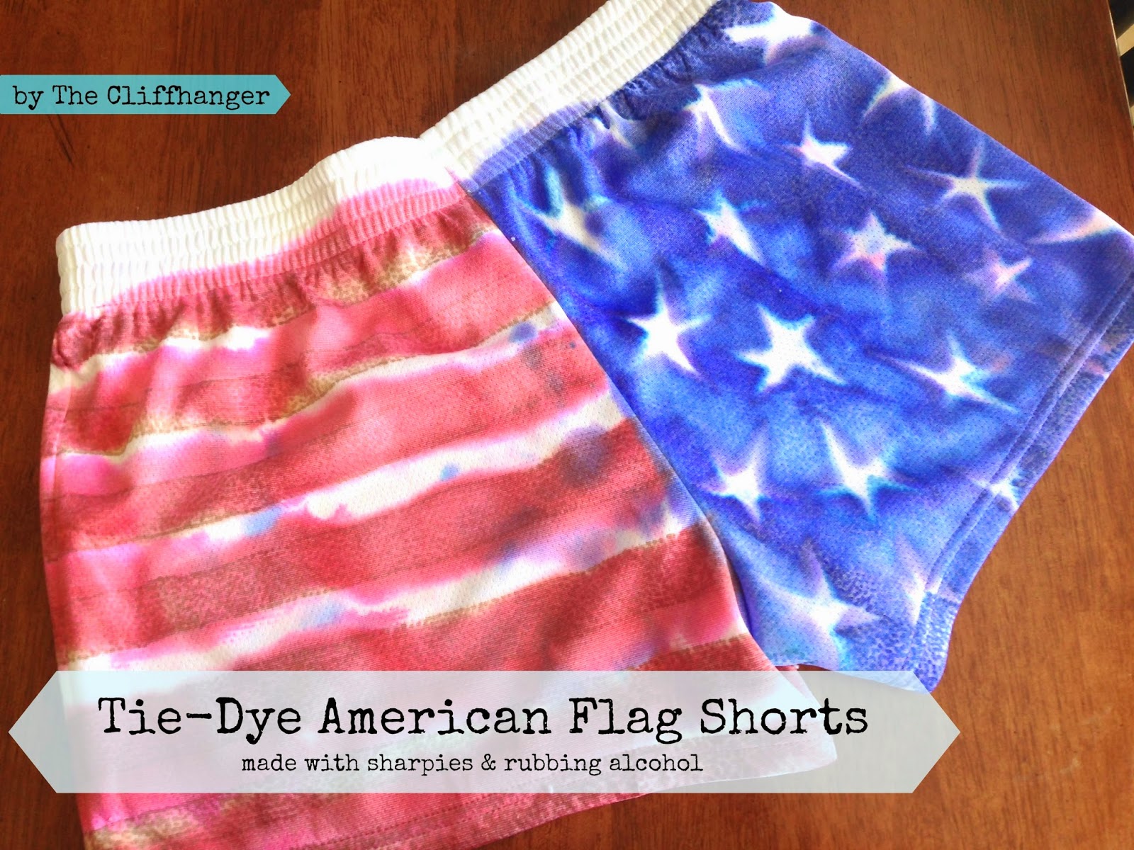 The Cliffhanger Tie Dye American Flag Shorts the-cliffhanger-tie-dye-american-flag-shorts