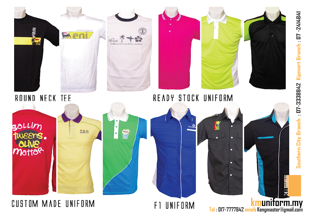 Uniform Supplier In Johor Bahru, KM Uniform Uniform Supplier In Johor Bahru, KM Uniform