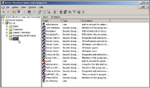 Membuat dan Mengatur hak akses User Windows 2003