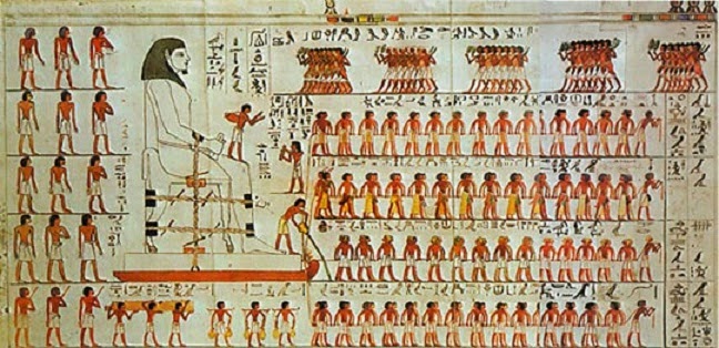Egyptians moved pyramid stones over wet sand Egyptians moved pyramid stones over wet sand