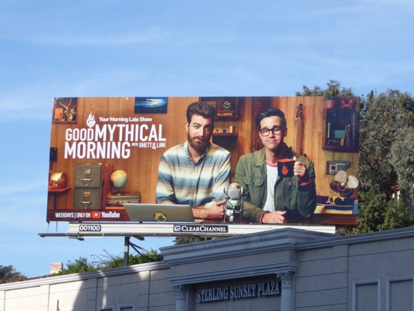 Good Mythical Morning YouTube billboard Good Mythical Morning YouTube billboard