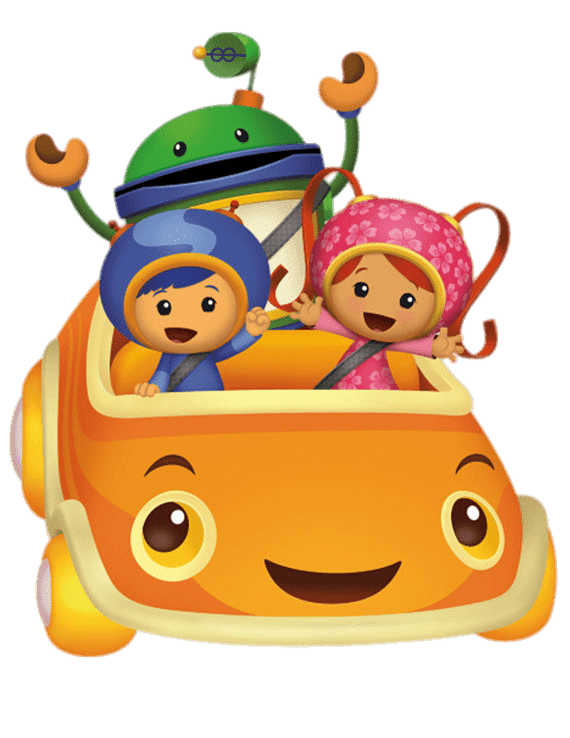 Cartoon Characters: Team Umizoomi and Calimero (PNG)