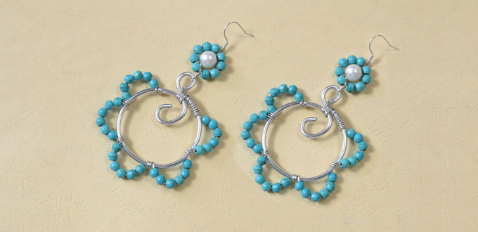 Elegant Jewelry Beads And Accessories Easy Project Wire Wred Supplies Needed For Wire Wred Flower Beads Earrings Making