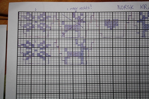 knitting graph paper excel
