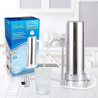 Basily Countertop Water Purifier Water Filter System, water filter, water filter system, home water filter, drinking water filter