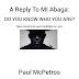 MUSIC: PAUL MCPETROS - A Reply To MI: Do You Know Who You Are?