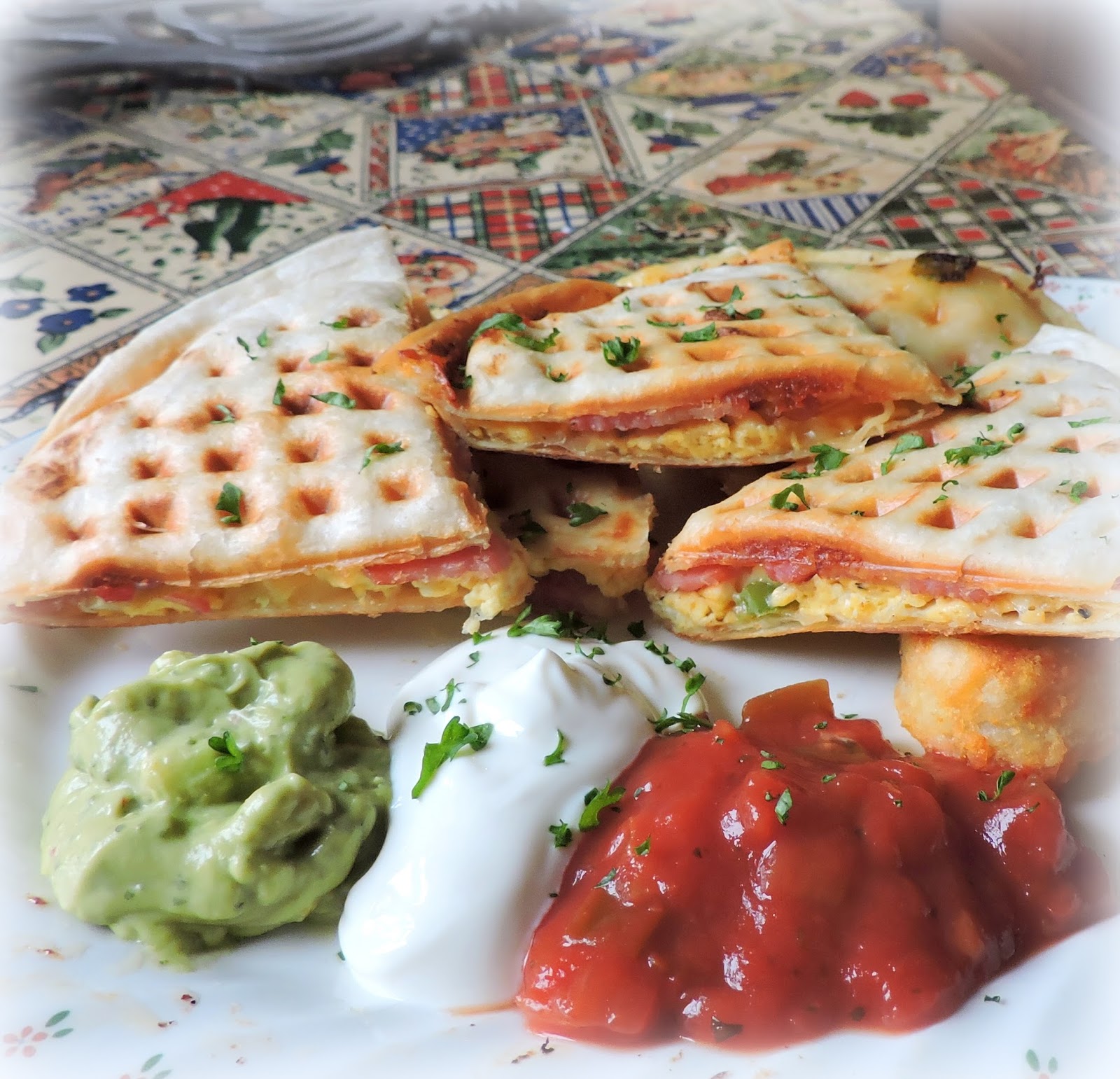 Breakfast Waffle Quesadillas The English Kitchen