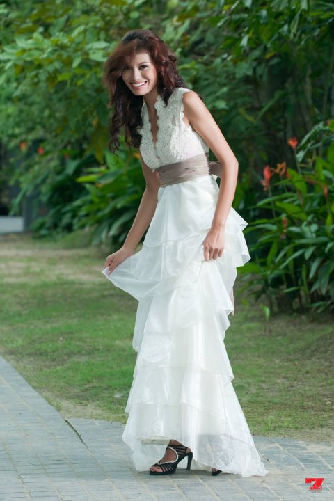 Model and Singer Chan Chan in beautiful Long Dress | KhmerGallery
