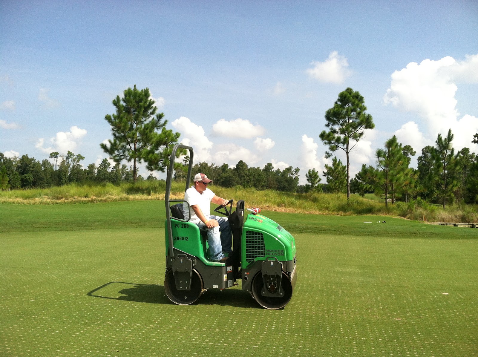 Preserve Golf Club Agronomy DryJect Aerification 8612