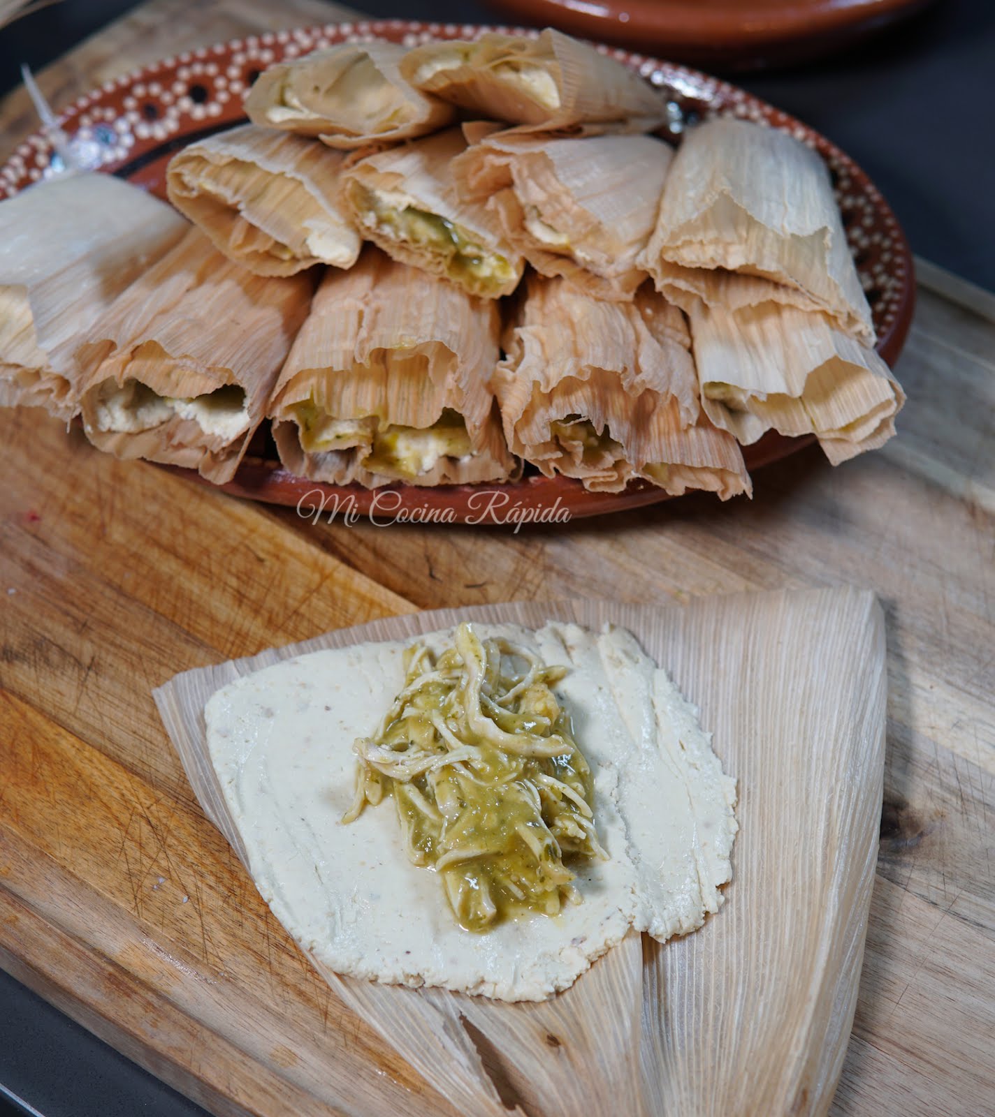 Tamales Verdes de Pollo Receta Fácil Mi Cocina Rápida