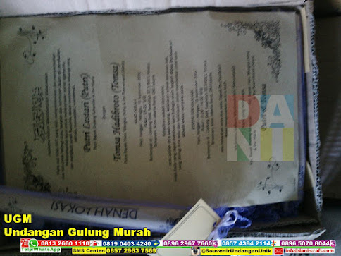 jual Undangan Gulung Murah
