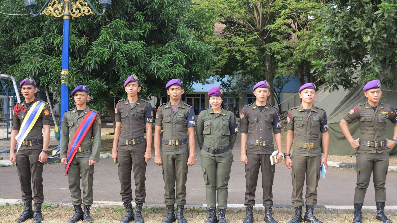 Taruna Sekolah Tinggi Perikanan apel pagi