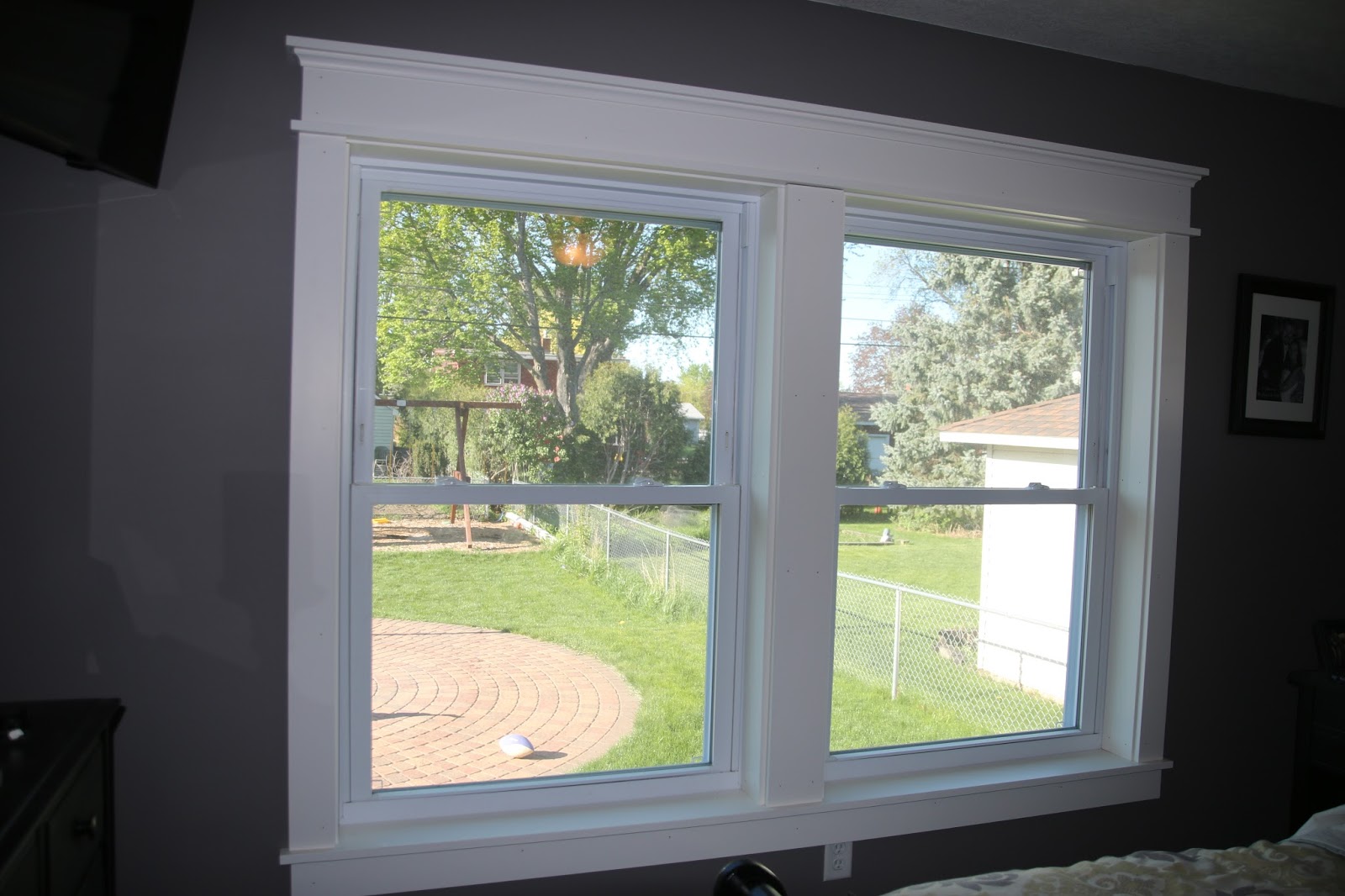 Our New House Master Bedroom Large Window Trim Complete