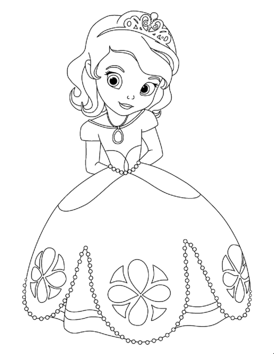 Sofia The First Coloring Pages Sofia The First Coloring Pages