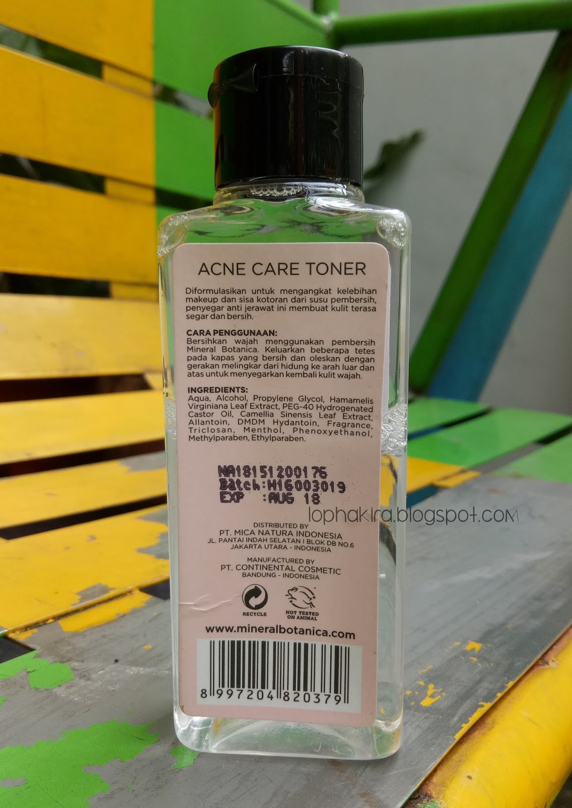 kandungan mineral botanica acne care facial wash