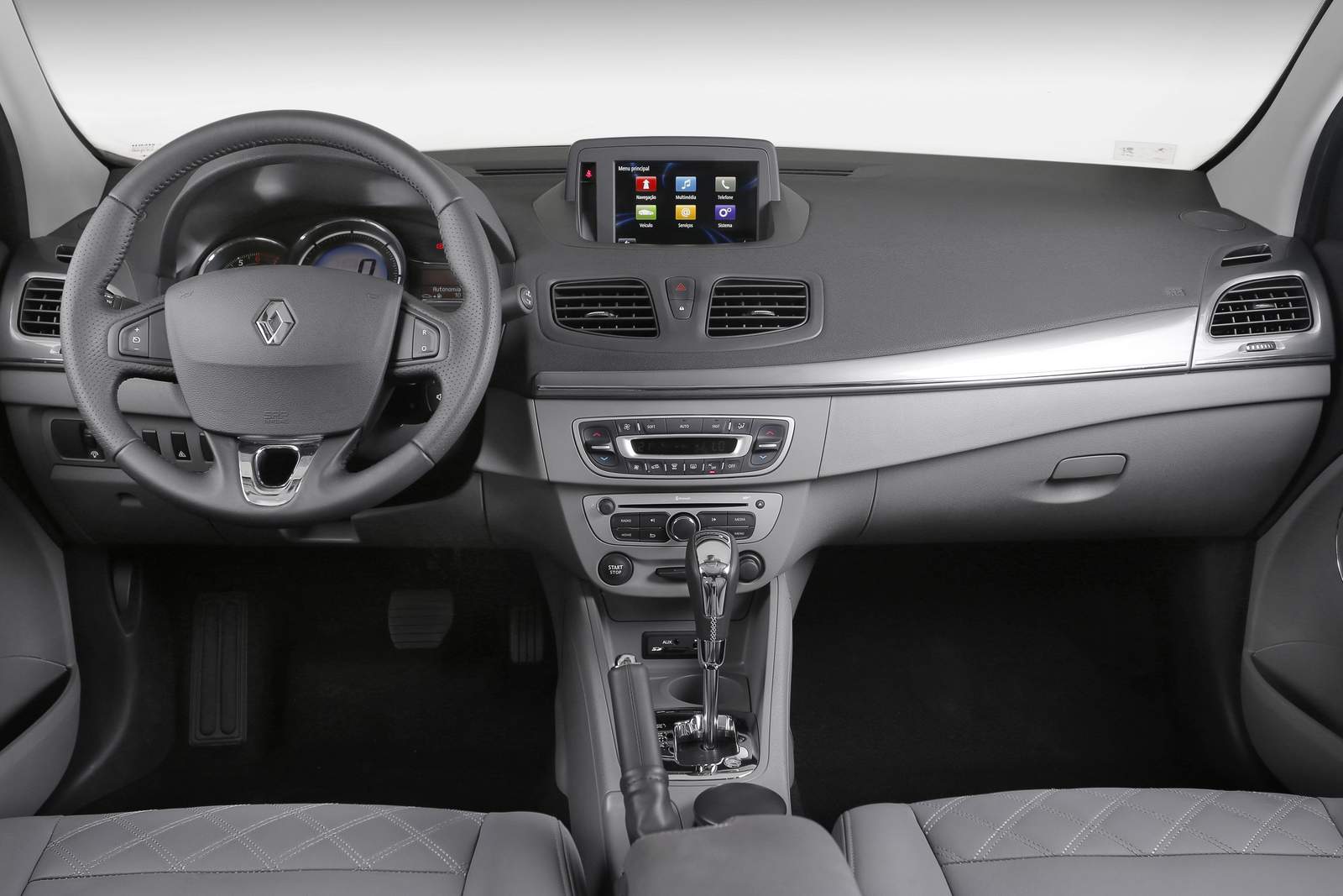 Novo Renault Fluence 2015 - interior - painel