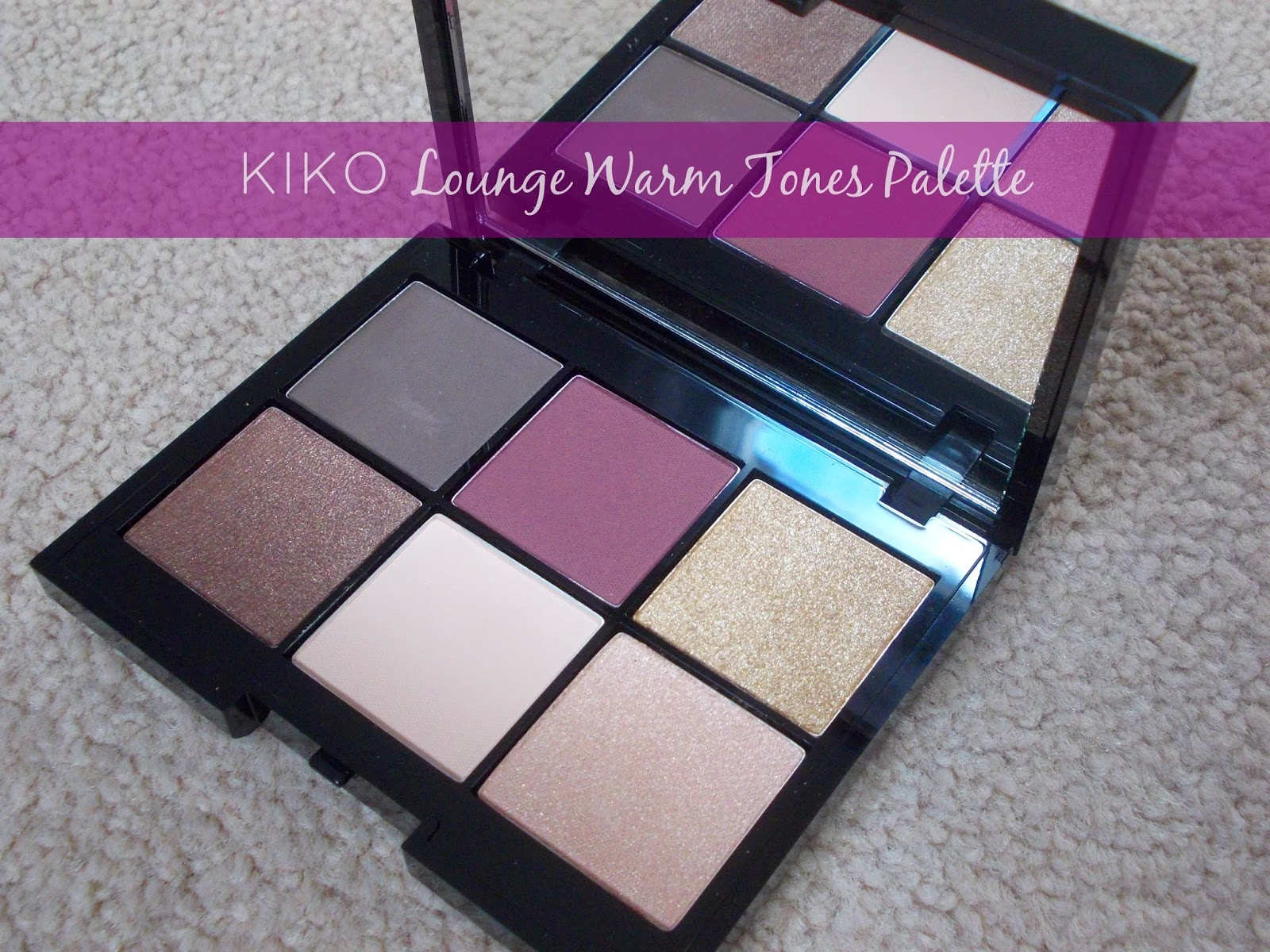 KIKO Colour Impact Eyeshadow Palette | 01 Lounge Warm Tones