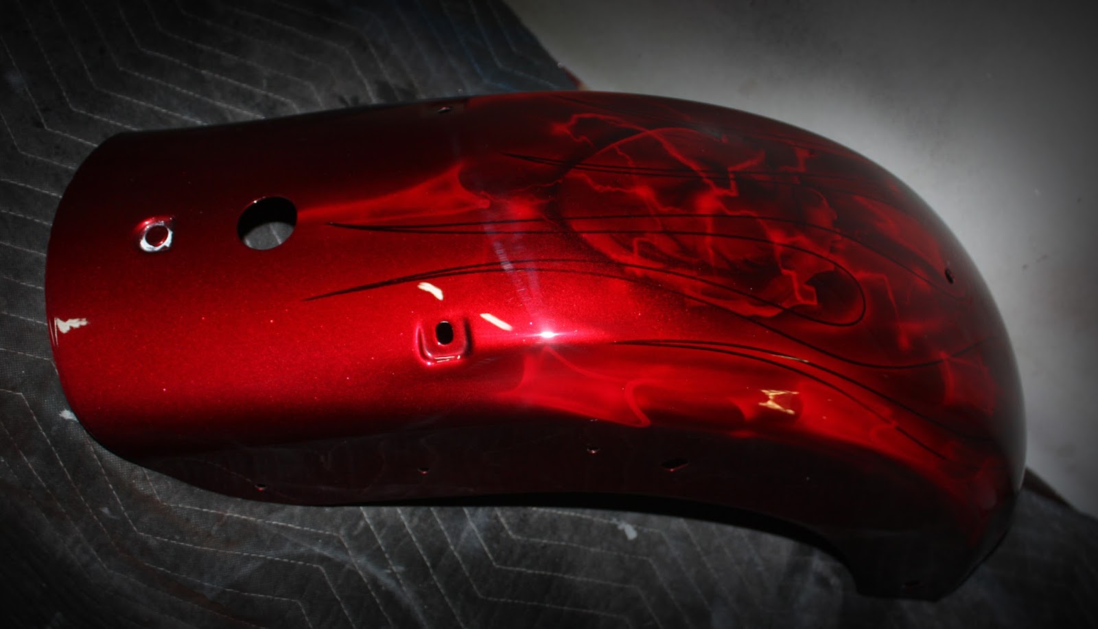 Online Motorcycle Paint Shop Candy Brandywine with eagles and classic