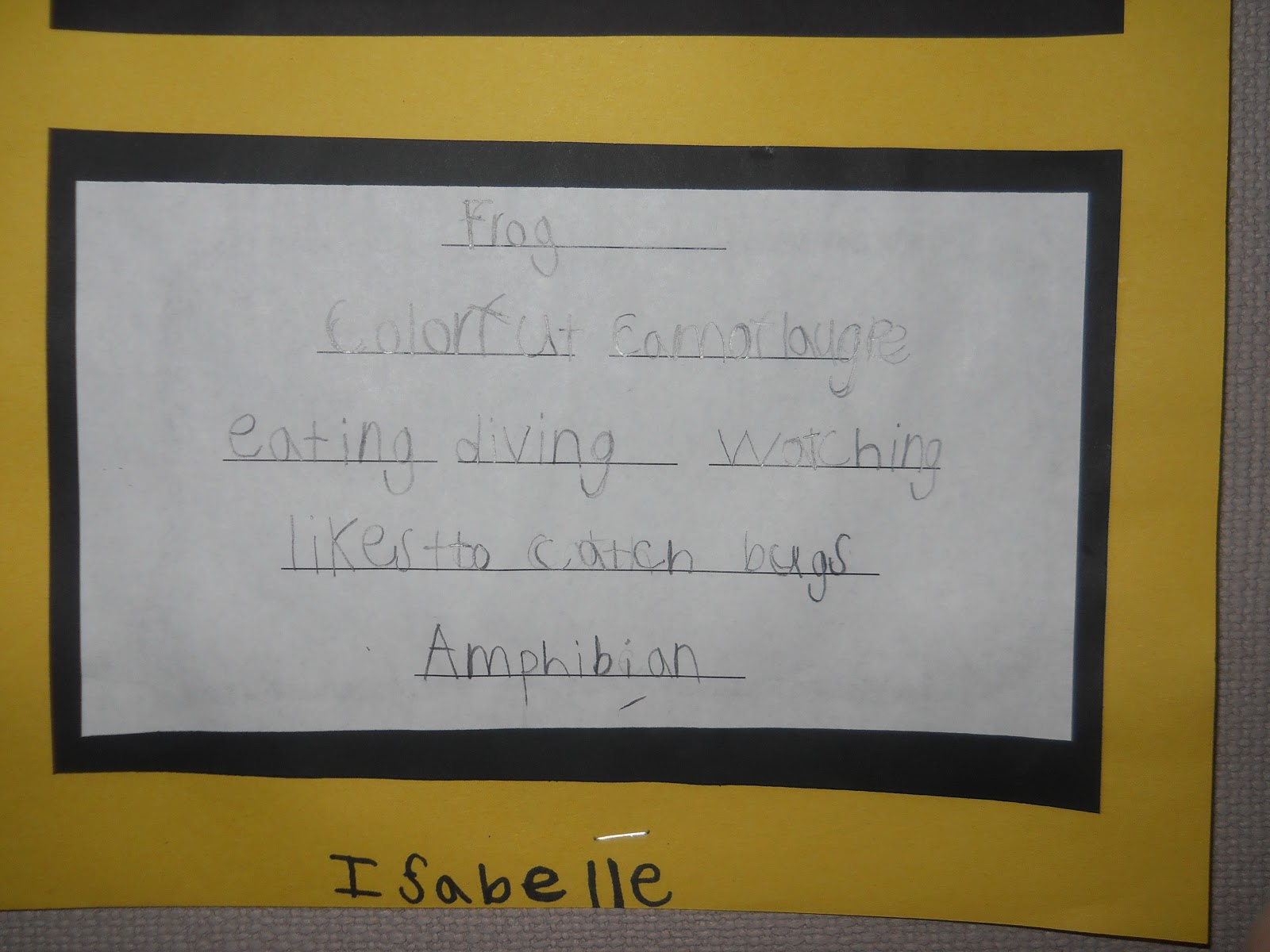 Mrs. T's First Grade Class: Frog Cinquain Poems