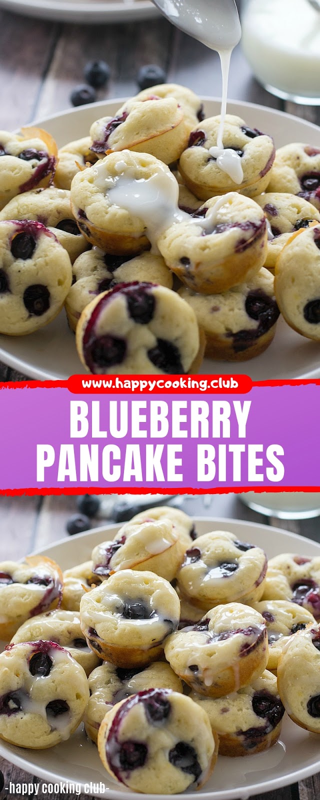 BLUEBERRY PANCAKE BITES BLUEBERRY PANCAKE BITES