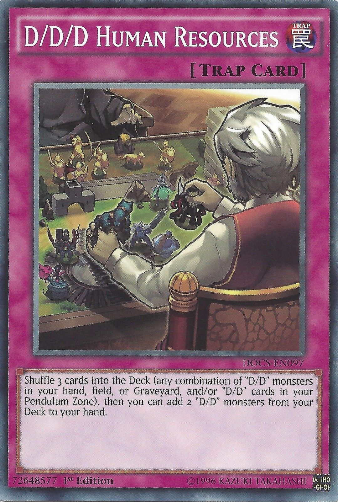 Baralho YuGiOh Descobrindo as Cartas Card Game D/D/D Human