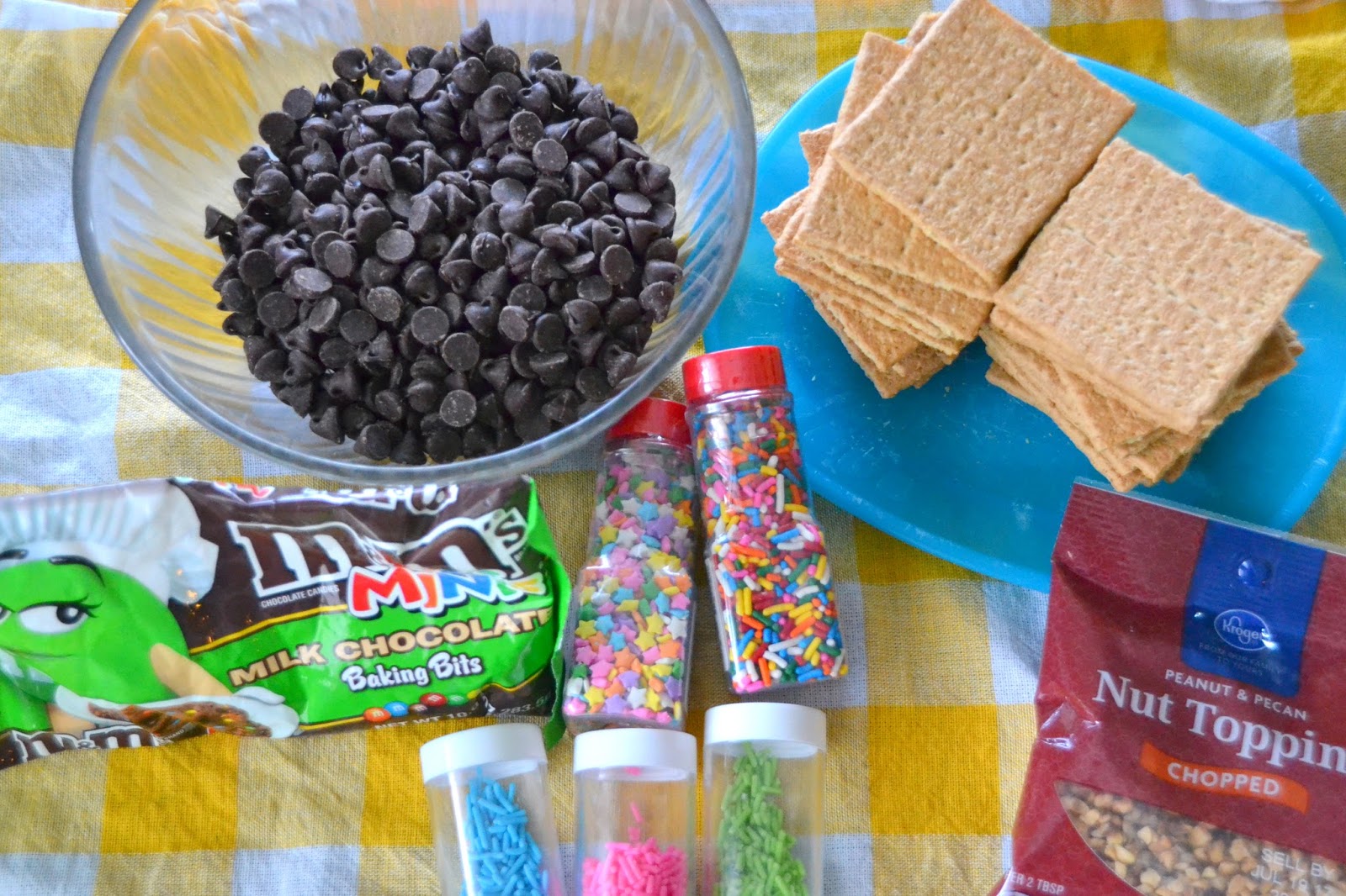 Building Our Hive Chocolate Covered Graham Crackers
