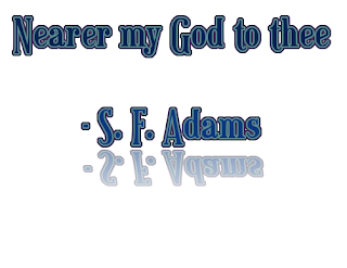 Tonic solfa of Nearer My God to Thee
Solfa notation of nearer my God to Thee