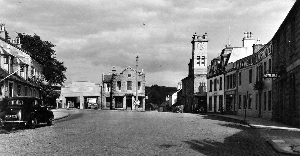 Tour Scotland Old Photograph Maxwell Street Dalbeattie Scotland