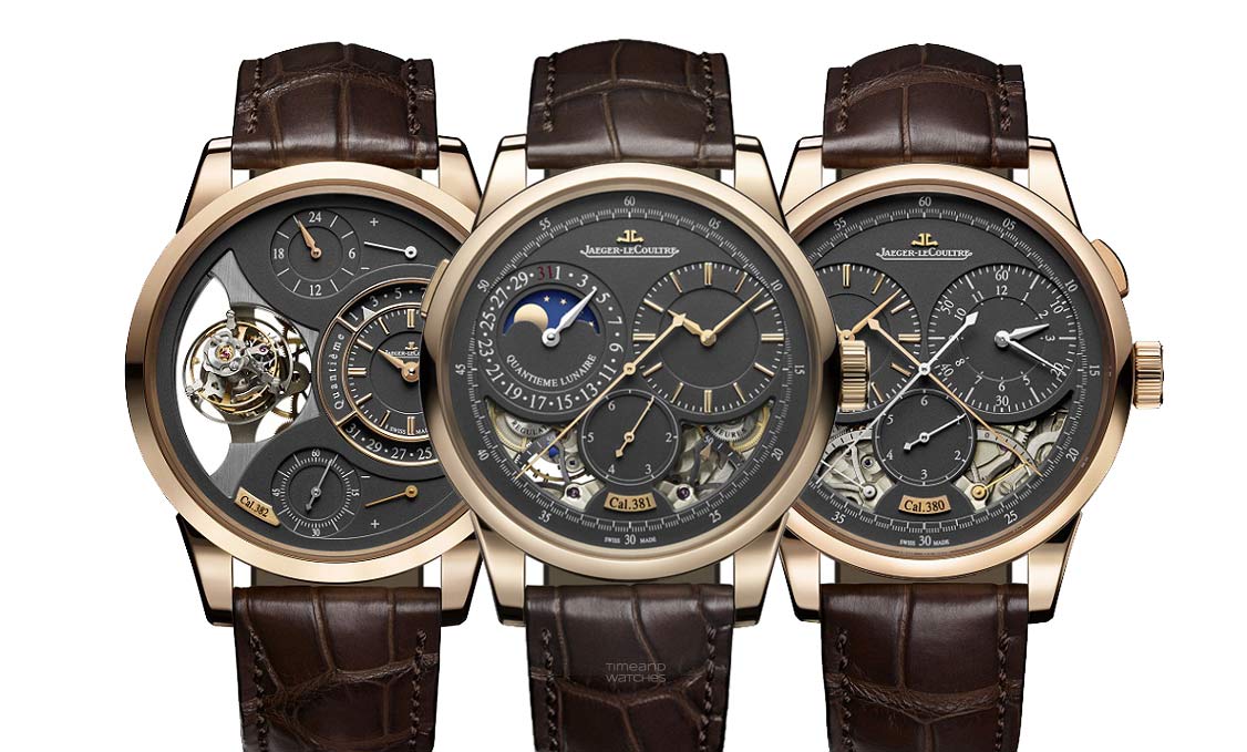 Pre-SIHH 2017: Jaeger-LeCoultre - Duomètre models with magnetite grey ...